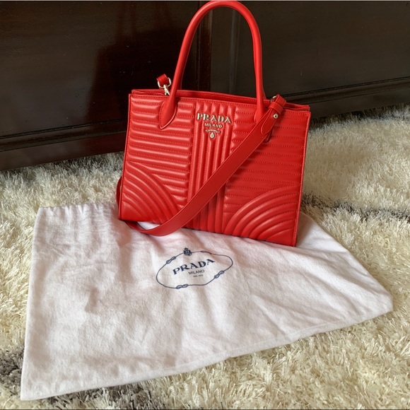Prada Handbags - Prada Diagramme Tote